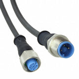 2273112-4   Sensor Cable, AMP, M12 Straight Plug to M12 Straight Receptacle
