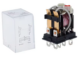 LY2NJ AC12 10A Coil LED Indicator 8 pin Terminal DIN Rail mount,2NO 2NC DPDT