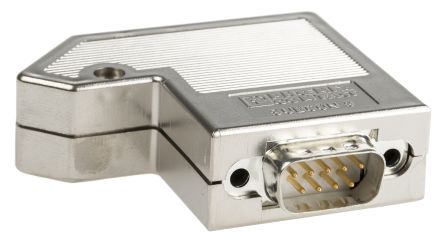 2761509 SUBCON 9/M-SH 9 Way Right Angle Cable Mount D-sub Connector Plug, 2.77mm Pitch