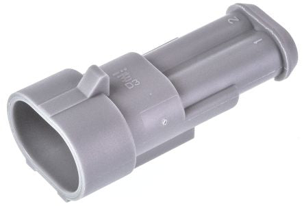 282104-2 1.5 Female Connector Housing, 6mm Pitch, 2 Way, 1 Row