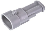 282104-2 1.5 Female Connector Housing, 6mm Pitch, 2 Way, 1 Row