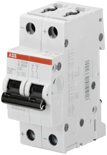 2CDS272061R0277 Miniature Circuit Breaker - S200MUC - 2P - K - 2 ampere
