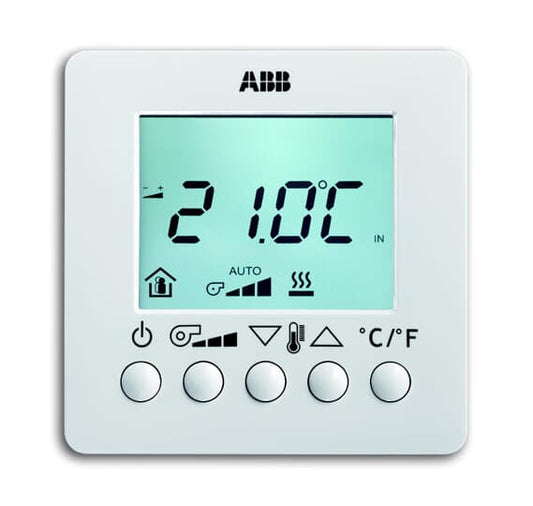 2CKA006138A0003   Room temperature controller, fan coil with display, SM with integrated bus coupler