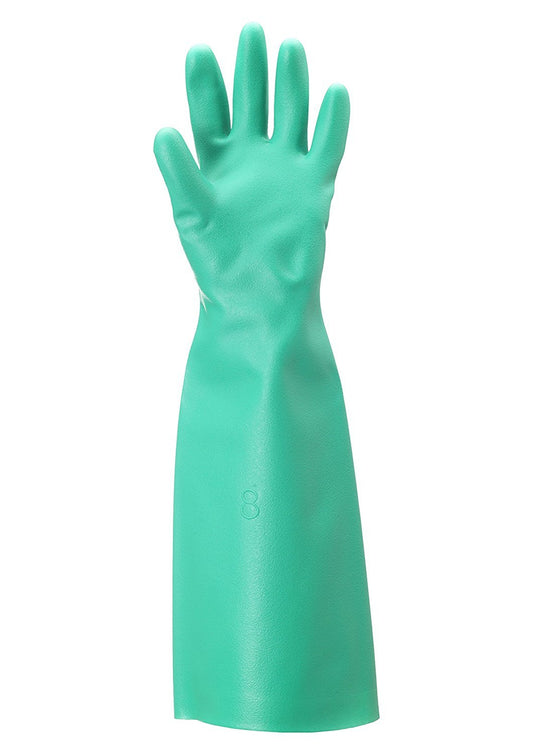 37-185/10 Green Sol-Vex Unlined Nitrile Gloves Sandpatch Finish