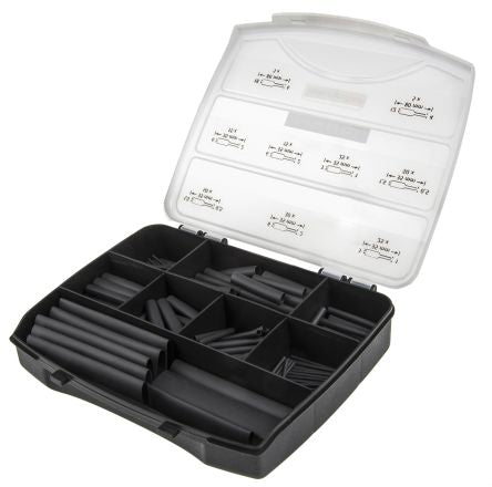 380-03001 ShrinKit 321 Basic-PO-X-BK Cable Sleeve Kit ShrinKit 321 Basic Series, 3:1 Shrink Ratio, 220 piece