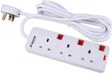 RXT-703WN   EXTENSION SOCKET 3GANG /13AMP SWITCH