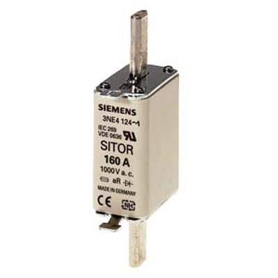 3NE4122-  125A 0 HLS Centred Tag Fuse, aR, 1000V ac