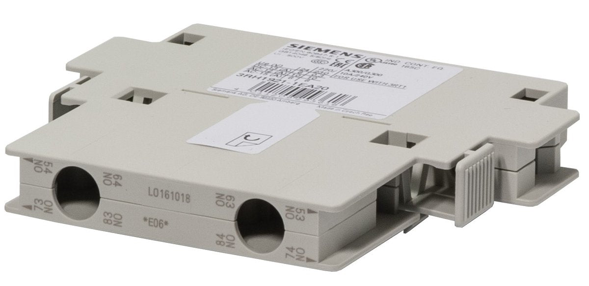 3RH1921-1EA20   First Lateral Auxiliary Switch 2 No Contacts