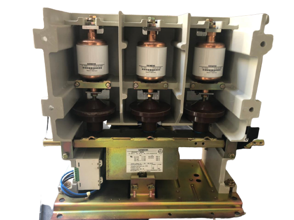 3TL8107-1BA00 Siemens 3TL8107-1BA00 Vacuum Contactor, 400A, 7.2 kV, 4NO 4NC Auxiliary Switch, 110V-250V Operating Voltage of Solenoid