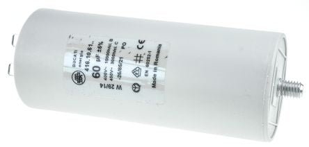 4.16.10.61.64 60μF Polypropylene Capacitor PP 450V ac ±5% Tolerance Stud