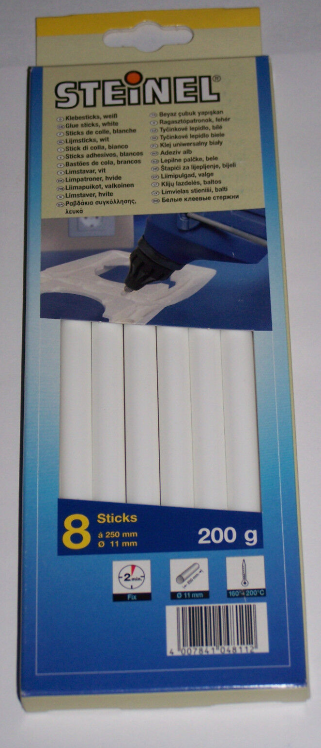 4007841048112  Glue sticks Steinel WHITE 200g