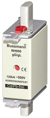 40NHG000B 40A 000 NH Centred Tag Fuse, gG - gL, 500V ac