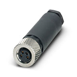 Circular Connector,  M8, Cable Mount Plug, 4 Contacts, Solder Pin
