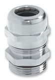 Cable Gland, SkintopMSR-M Series, M25 x 1.5, 6 mm, 13 mm, Brass, Metallic - Nickel Finish