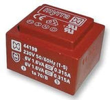 44203 18V ac 2 Output Through Hole  3.2 VA PCB Transformer