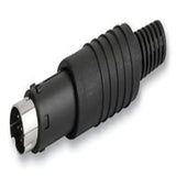 4850.1810 DIN Audio / Video Connector, 8 Contacts, Plug, Cable Mount, Solder, Silver