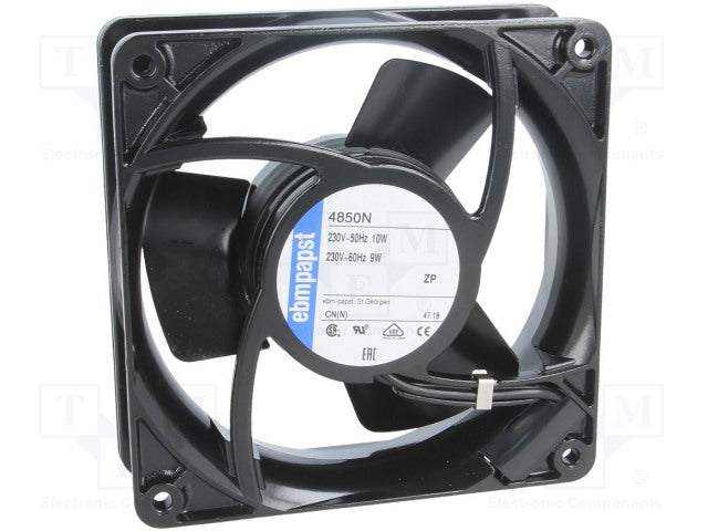 4850N  30 V ac, AC Axial Fan, 119 x 119 x 38mm, 100m³/h, 10W