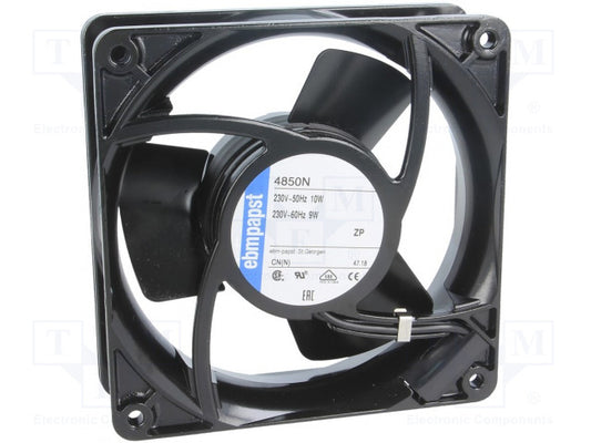 4850N  30 V ac, AC Axial Fan, 119 x 119 x 38mm, 100m³/h, 10W