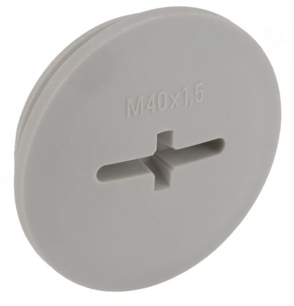 52006150 - Lapp - Blanking Plug, M40 x 1.5, Fibreglass Nylon, 46mm Diameter, Threaded