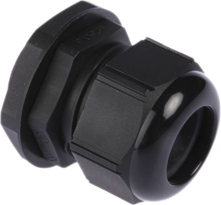 53111230 Lapp SKINTOP Series Black Polyamide Cable Gland, M25 Thread, 8mm min., 17mm max., IP66, IP68, IP69K