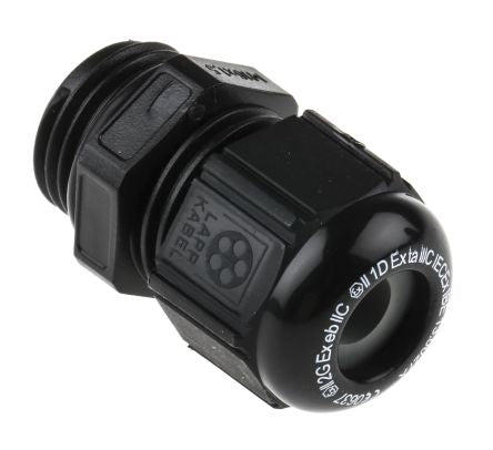 54115215 & 53119110 - Lapp - SKINTOP Series Black Polyamide Cable Gland, M16 Thread, 4mm Min, 6mm Max, IP68