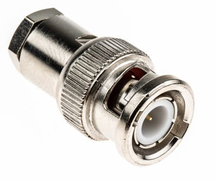 5464881A 75Ω Straight Cable Mount BNC Connector, Plug, RG59