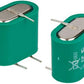 55615604940   V150H 4.8V NiMH Button Rechargeable Battery, 150mAh