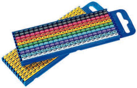 561-03003 WIC3-G,H,Y,Z,O,Q,J,K,X,L-PA66-YE (500) WIC Snap On Cable Marker