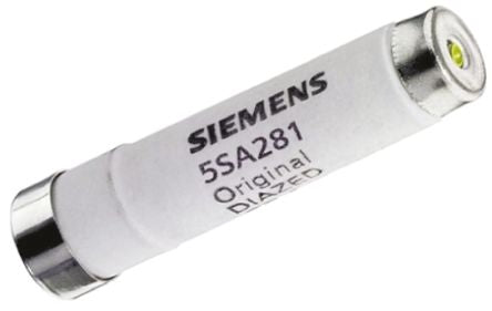 5SA281- 25A DII Diazed Fuse, E16 Thread Size, gG, 500V ac