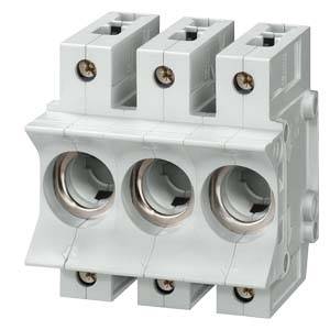 5SG5701  63A 3 Pole D02 Bottle Fuse Holder Base, 400V ac