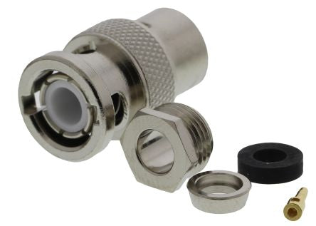 Straight 50Ω Cable Mount BNC Connector
