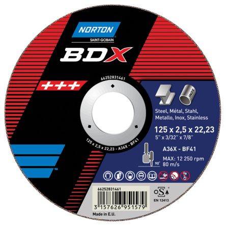66252835515 Cutting Disc Aluminium Oxide Grinding Disc, 115mm