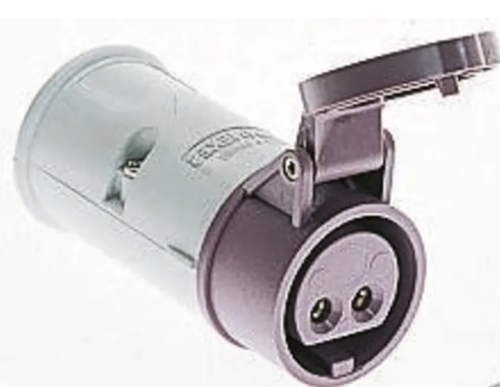 688A MENNEKES IP44 Purple Cable Mount 3P Industrial Power Socket