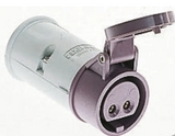 688A MENNEKES IP44 Purple Cable Mount 3P Industrial Power Socket
