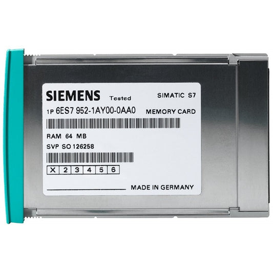 6ES7952-1AL00-0AA0 SIMATIC S7, RAM Memory Card for S7-400, long design, 2 Mbyte