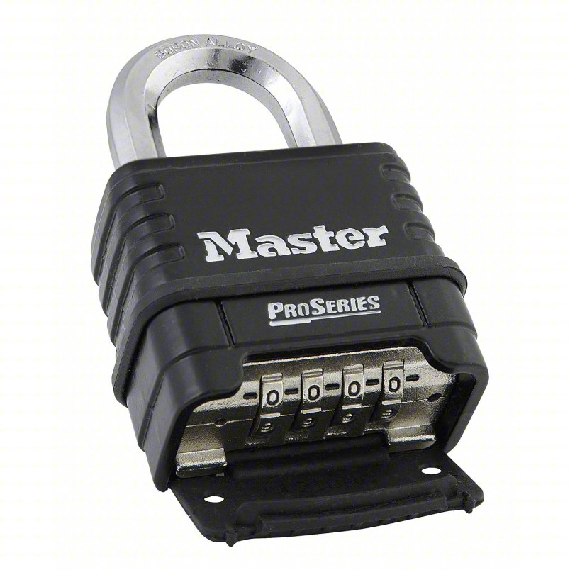 6MCR2 Combination Padlock: Scrolling Combo Padlocks