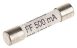 70-172-40/0.5A 500mA Ceramic Cartridge Fuse, 6.3 x 32mm