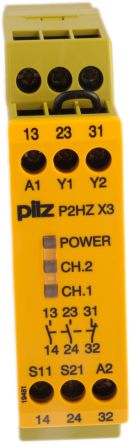 774350  24 V dc Safety Relay Dual Channel With 2 Safety Contacts