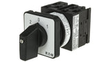 78819008 & T0-3-15423/E/EZ-P1 3P 3 Position 45° Rotary Switch, 690 V ac, 20 A, Rotary Knob Actuator
