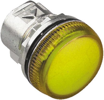 800FM-P5  800F Series, Yellow Pilot Light Head, 22mm Cutout