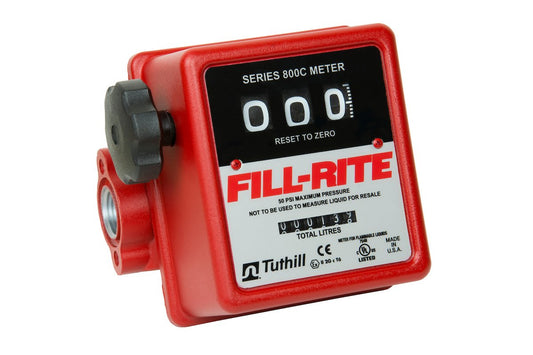 807CLMK   FILL-RITE, 807CL, 3-WHEEL MECHANICAL FLOWMETER