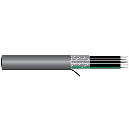 85607CY BK005  Multicore Cable, Screened, 7 Core, 16 AWG, 1.36 mm², 100 f