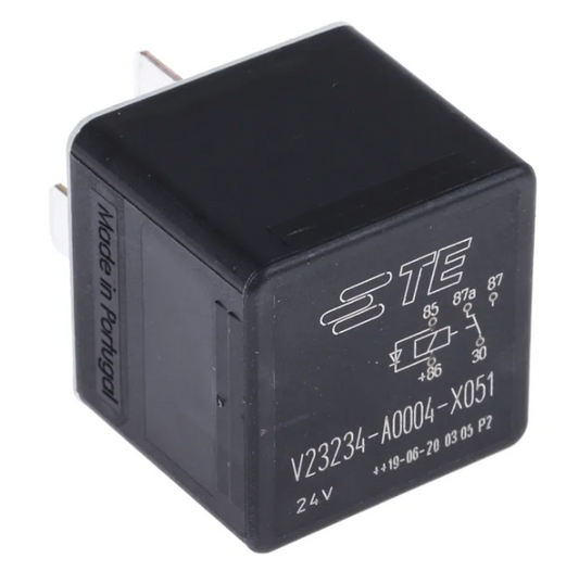 V23234A0004X051-EV-100 Automotive Relay, 24 VDC, 50 A, SPDT, Socket, Quick Connect