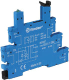 93.01.7.024 Relay Socket, DIN Rail, Screw, 5 Pins, 6 A, 250 V, 93 Series