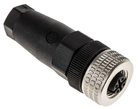 933170100 M12 Cable Mount Connector, 5 contacts Socket
