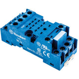 94.74.0SMA Finder 94 14 Pin 250V ac DIN Rail, Panel Mount Relay Socket