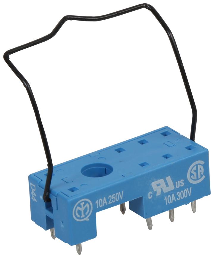 95.15.2SMA Relay Socket, Through Hole, PC Pin, 8 Pins, 10 A, 250 V, 95 Series
