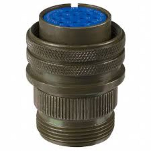 97-3106A20-27S Circular Connector, 97 Series, MIL-DTL-5015 Series, Straight Plug, 14 Contacts, Solder Socket