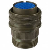 97-3106A20-27S Circular Connector, 97 Series, MIL-DTL-5015 Series, Straight Plug, 14 Contacts, Solder Socket