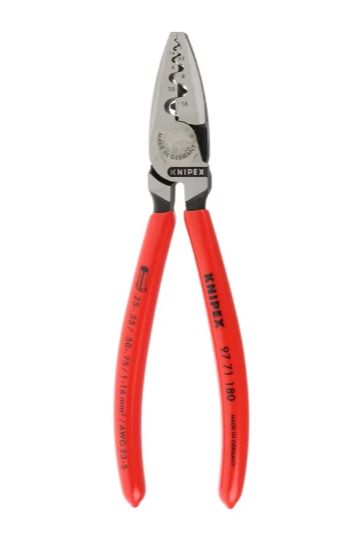 97 71 180 - Knipex -  Hand Crimp Tool for Wire Ferrules